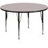 Flash Furniture Gray Kids Table