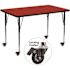 Flash Furniture Red Kids Table