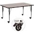 Flash Furniture Gray Kids Table