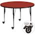 Flash Furniture Red Kids Table