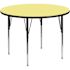 Flash Furniture Yellow Kids Table