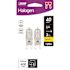 Feit Electric 40-Watt T4 Dimmable G9 Halogen 3000K Bright White (2-Pack) BI-Pin Base Decorative Light Bulb
