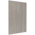 Cambridge Grey Nordic Slab Style Kitchen Cabinet Island Back Panel (36 in W x 0.75 in D x 48 in H)