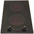 Kenyon Mediterranean 12 in. Radiant Electric Cooktop in Speckled Black with 2-Elements Knob Control 240-Volt