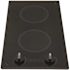 Kenyon Mediterranean 12 in. Radiant Electric Cooktop in Speckled Black with 2-Elements Knob Control 120-Volt