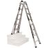 26 ft. Reach Aluminum 5-in-1 Multi-Position Pro Ladder with Powerlite Rails 375 lbs. Load Capacity Type IAA Duty Rating