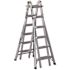 26 ft. Reach Aluminum 5-in-1 Multi-Position Pro Ladder with Powerlite Rails 375 lbs. Load Capacity Type IAA Duty Rating
