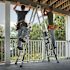22 ft. Reach Aluminum 5-in-1 Multi-Position Pro Ladder with Powerlite Rails 375 lbs. Load Capacity Type IAA Duty Rating