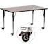 Flash Furniture Gray Kids Table