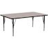 Flash Furniture Gray Kids Table