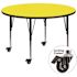 Flash Furniture Yellow Kids Table