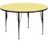 Flash Furniture Yellow Kids Table