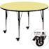 Flash Furniture Yellow Kids Table
