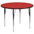Flash Furniture Red Kids Table