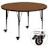 Flash Furniture Oak Kids Table