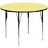 Flash Furniture Yellow Kids Table