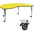 Flash Furniture Yellow Kids Table