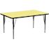 Flash Furniture Yellow Kids Table