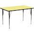 Flash Furniture Yellow Kids Table