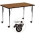 Flash Furniture Oak Kids Table