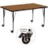 Flash Furniture Oak Kids Table
