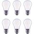 EcoSmart 60W Dimmable Frosted Filament Soft White LED Light Bulb (6-Pack)