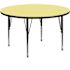 Flash Furniture Yellow Kids Table