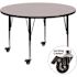 Flash Furniture Gray Kids Table