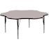 Flash Furniture Gray Kids Table