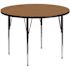 Flash Furniture Oak Kids Table