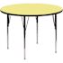 Flash Furniture Yellow Kids Table