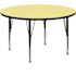 Flash Furniture Yellow Kids Table