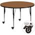 Flash Furniture Oak Kids Table