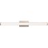 27-Watt 34.19 in. Brushed Nickel Integrated LED Vanity Light Bar with Selectable Color Temperature 3000/3500/4000K