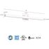 Lithonia Lighting 46 in. Chrome Integrated LED Vanity Light Bar with Selectable Color Temperature