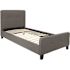 Carnegy Avenue Dark Grey Twin Platform Bed