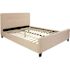 Flash Furniture Beige Queen Platform Bed