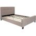 Flash Furniture Light Gray Full Platform Bed