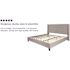 Carnegy Avenue Light Gray King Platform Bed