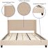 Carnegy Avenue Beige King Platform Bed