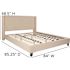 Carnegy Avenue Beige King Platform Bed