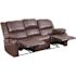 Flash Furniture Brown LeatherSoft Standard Sofa