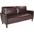 Flash Furniture Brown LeatherSoft Standard Sofa