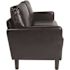 Flash Furniture Black LeatherSoft Standard Sofa