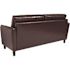 Flash Furniture Brown LeatherSoft Standard Sofa