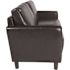 Flash Furniture Black Leather Standard Sofa