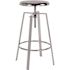 Carnegy Avenue 35 in. Adjustable Height Chrome Bar Stool