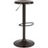 Carnegy Avenue 31 in. Adjustable Height Black Bar Stool