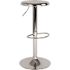 Carnegy Avenue 31 in. Bar Height Chrome Bar Stool