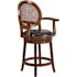 Carnegy Avenue 26 in. Counter Height Expresso Bar Stool